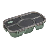 Maxbell Portable Lunch Box Bento Box Multifunctional for Hiking Camping Green Without Bowl