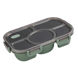 Maxbell Portable Lunch Box Bento Box Multifunctional for Hiking Camping Green Without Bowl