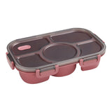 Maxbell Portable Lunch Box Bento Box Multifunctional for Hiking Camping Red Without Bowl