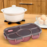 Maxbell Portable Lunch Box Bento Box Multifunctional for Hiking Camping Red Without Bowl
