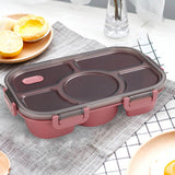 Maxbell Portable Lunch Box Bento Box Multifunctional for Hiking Camping Red Without Bowl