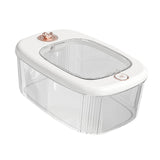 Maxbell Airtight Rice Barrel Multipurpose Pantry Organization for Nuts Dried Fruits S White