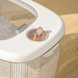Maxbell Airtight Rice Barrel Multipurpose Pantry Organization for Nuts Dried Fruits S White