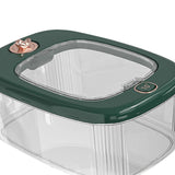 Maxbell Airtight Rice Barrel Multipurpose Pantry Organization for Nuts Dried Fruits S Dark Green