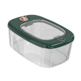 Maxbell Airtight Rice Barrel Multipurpose Pantry Organization for Nuts Dried Fruits S Dark Green