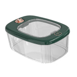 Maxbell Airtight Rice Barrel Multipurpose Pantry Organization for Nuts Dried Fruits S Dark Green