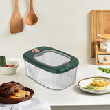 Maxbell Airtight Rice Barrel Multipurpose Pantry Organization for Nuts Dried Fruits S Dark Green