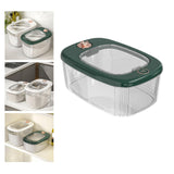 Maxbell Airtight Rice Barrel Multipurpose Pantry Organization for Nuts Dried Fruits S Dark Green