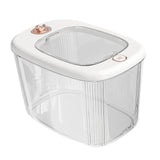 Maxbell Airtight Rice Barrel Multipurpose Pantry Organization for Nuts Dried Fruits L White