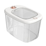 Maxbell Airtight Rice Barrel Multipurpose Pantry Organization for Nuts Dried Fruits L White