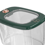 Maxbell Airtight Rice Barrel Multipurpose Pantry Organization for Nuts Dried Fruits L Dark Green