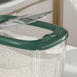 Maxbell Airtight Rice Barrel Multipurpose Pantry Organization for Nuts Dried Fruits L Dark Green