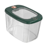 Maxbell Airtight Rice Barrel Multipurpose Pantry Organization for Nuts Dried Fruits L Dark Green