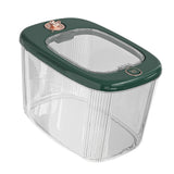 Maxbell Airtight Rice Barrel Multipurpose Pantry Organization for Nuts Dried Fruits L Dark Green