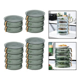 Maxbell Leftovers cover Food Storage Container Transparent for Table Party Two tier