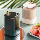 Maxbell Toothpick Holder Dispenser with Clear Lid for Picnic Dining Table Restaurant Dark Green
