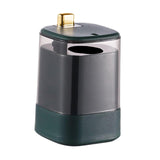 Maxbell Toothpick Holder Dispenser with Clear Lid for Picnic Dining Table Restaurant Dark Green