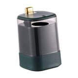 Maxbell Toothpick Holder Dispenser with Clear Lid for Picnic Dining Table Restaurant Dark Green