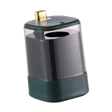 Maxbell Toothpick Holder Dispenser with Clear Lid for Picnic Dining Table Restaurant Dark Green