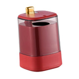 Maxbell Toothpick Holder Dispenser with Clear Lid for Picnic Dining Table Restaurant Red