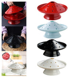 Maxbell Ice Plates Tableware Ice Meat Tray Hot Pot Dish for Restaurant White