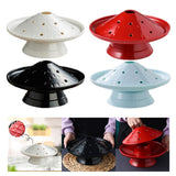 Maxbell Ice Plates Tableware Ice Meat Tray Hot Pot Dish for Restaurant White