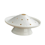 Maxbell Ice Plates Tableware Ice Meat Tray Hot Pot Dish for Restaurant White