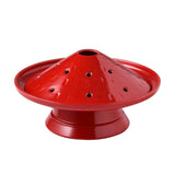 Maxbell Ice Plates Tableware Ice Meat Tray Hot Pot Dish for Restaurant Red