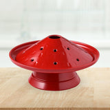 Maxbell Ice Plates Tableware Ice Meat Tray Hot Pot Dish for Restaurant Red