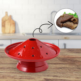 Maxbell Ice Plates Tableware Ice Meat Tray Hot Pot Dish for Restaurant Red