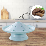 Maxbell Ice Plates Tableware Ice Meat Tray Hot Pot Dish for Restaurant Blue