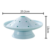 Maxbell Ice Plates Tableware Ice Meat Tray Hot Pot Dish for Restaurant Blue