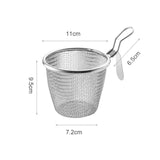 Maxbell Mesh Strainer with Handle Food Colander for Home Accessory Cooking Camping