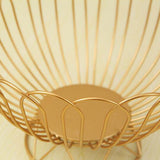 Maxbell Snack Storage Basket Fruit Tray Iron for Living Room Centerpiece
