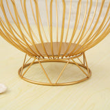 Maxbell Snack Storage Basket Fruit Tray Iron for Living Room Centerpiece