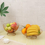 Maxbell Snack Storage Basket Fruit Tray Iron for Living Room Centerpiece