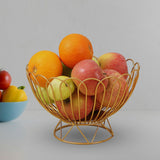 Maxbell Snack Storage Basket Fruit Tray Iron for Living Room Centerpiece