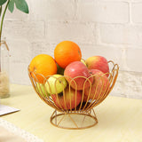Maxbell Snack Storage Basket Fruit Tray Iron for Living Room Centerpiece