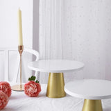 Maxbell 2Pcs Cake Stand for Afternoon Tea Supplies Centerpiece Christmas New Year