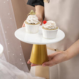Maxbell 2Pcs Cake Stand for Afternoon Tea Supplies Centerpiece Christmas New Year