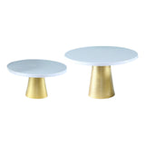 Maxbell 2Pcs Cake Stand for Afternoon Tea Supplies Centerpiece Christmas New Year