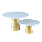 Maxbell 2Pcs Cake Stand for Afternoon Tea Supplies Centerpiece Christmas New Year