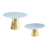 Maxbell 2Pcs Cake Stand for Afternoon Tea Supplies Centerpiece Christmas New Year