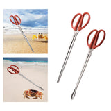 Maxbell Seafood Clip 38cm Long Lightweight Garbage Clamps for Kitchen Camping Picnic Straight