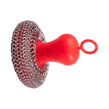 Maxbell Durable Cast Iron Scrubber Cleaner Stainless Metal Mesh Scrubber for Pots