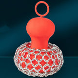 Maxbell Durable Cast Iron Scrubber Cleaner Stainless Metal Mesh Scrubber for Pots