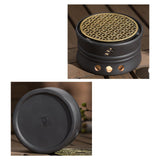 Maxbell Ceramic Teapot Warmer Holder Teapot Heater for Restaurant Hotel Style A