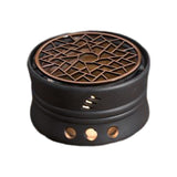 Maxbell Ceramic Teapot Warmer Holder Teapot Heater for Restaurant Hotel Style A