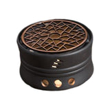 Maxbell Ceramic Teapot Warmer Holder Teapot Heater for Restaurant Hotel Style A