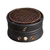 Maxbell Ceramic Teapot Warmer Holder Teapot Heater for Restaurant Hotel Style B